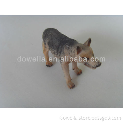 wolf solid PVC figure/PVC cartoon figure toys/OEM animal figure toys